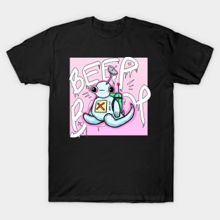 Beep Boop Cute Robot T-Shirt